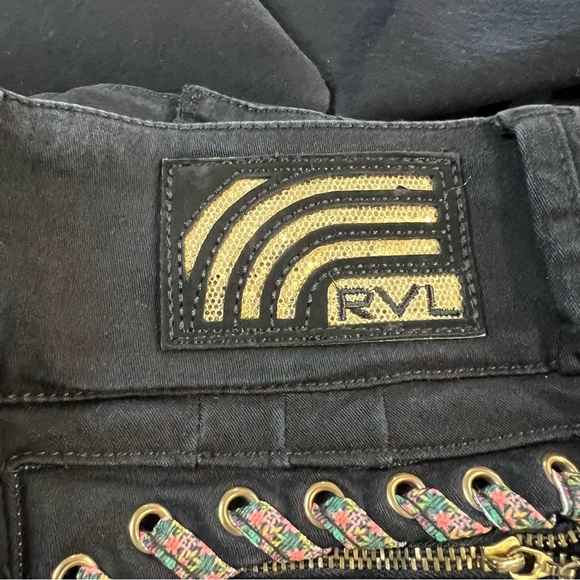 REVEL Vintage RVL Jeans Size 14 Black Skinny Lift Technology Colombian Stretch - Picture 10 of 12